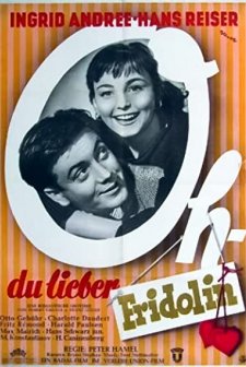 Oh, Du Lieber Fridolin (1952) afişi