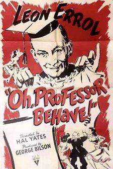 Oh, Professor, Behave (1946) afişi