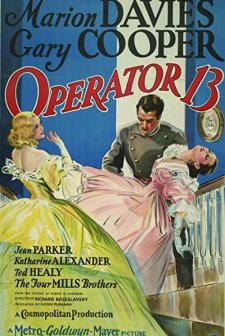Operator 13 (1934) afişi
