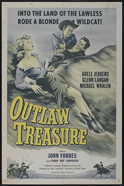 Outlaw Treasure (1955) afişi Outlaw Treasure (1955) afişi