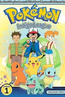 Pokemon 1. Sezon Indigo League (1998) afişi