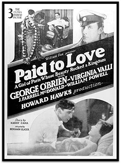 Paid To Love (1927) afişi Paid To Love (1927) afişi