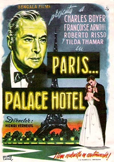 Paris, Palace Hôtel (1956) afişi Paris, Palace Hôtel (1956) afişi