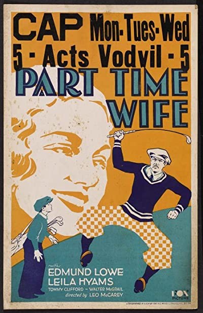 Part Time Wife (1930) afişi Part Time Wife (1930) afişi