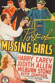 Port Of Missing Girls (1938) afişi