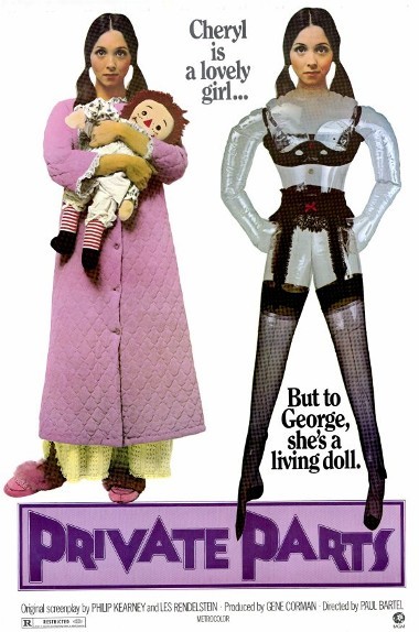 Private Parts (1972) afişi Private Parts (1972) afişi
