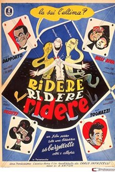 Ridere! Ridere! Ridere! (1954) afişi