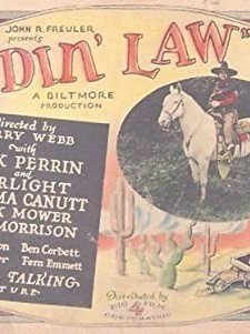 Ridin' Law (1930) afişi