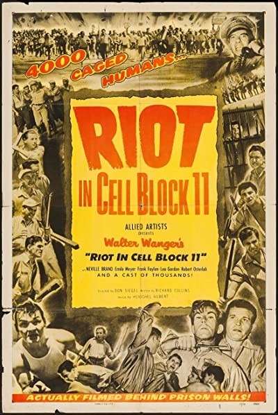 Riot in Cell Block 11 (1954) afişi Riot in Cell Block 11 (1954) afişi
