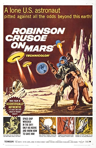 Robinson Crusoe On Mars (1964) afişi Robinson Crusoe On Mars (1964) afişi