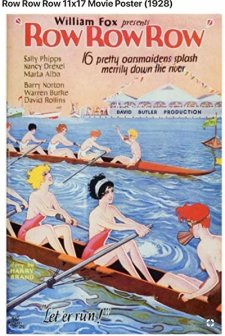Row, Row, Row (1930) afişi