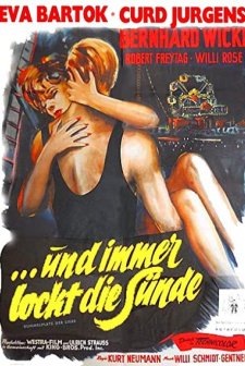 Rummelplatz der Liebe (1954) afişi