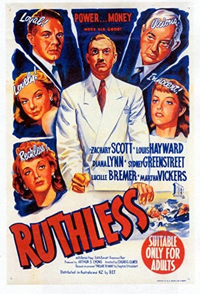 Ruthless (1948) afişi Ruthless (1948) afişi