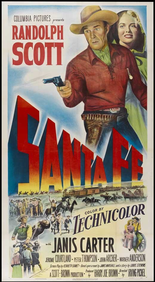 Santa Fe (1951) afişi Santa Fe (1951) afişi