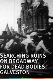 Searching Ruins On Broadway, Galveston, For Dead Bodies (1900) afişi
