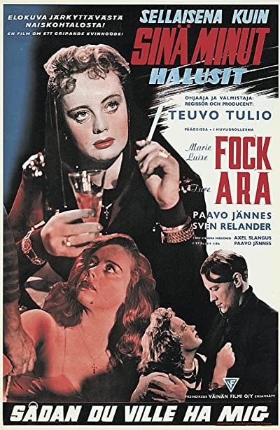 Sellaisena Kuin Sinä Minut Halusit (1944) afişi Sellaisena Kuin Sinä Minut Halusit (1944) afişi