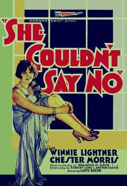 She Couldn't Say No (1930) afişi She Couldn't Say No (1930) afişi