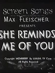 She Reminds Me Of You (1934) afişi