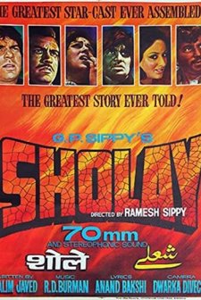Sholay (1975) afişi