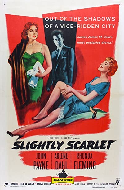 Slightly Scarlet (1956) afişi Slightly Scarlet (1956) afişi