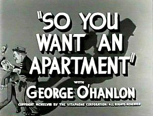 So You Want An Apartment (1948) afişi So You Want An Apartment (1948) afişi