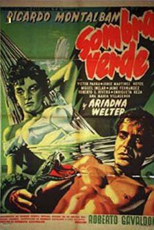 Sombra Verde (1954) afişi