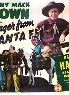 Stranger From Santa Fe (1945) afişi