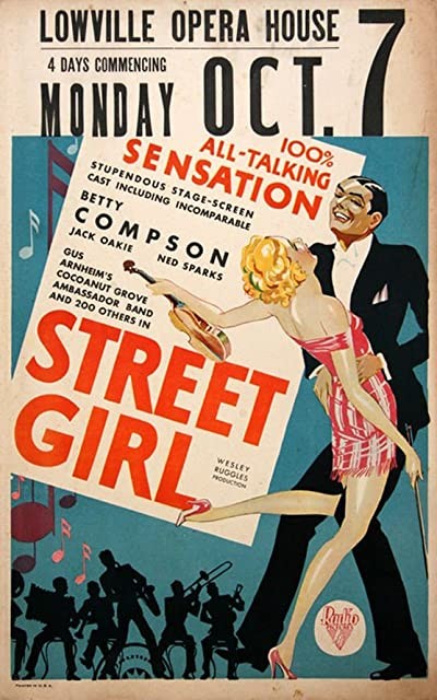 Street Girl (1929) afişi Street Girl (1929) afişi