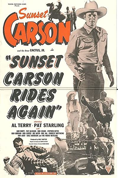 Sunset Carson Rides Again (1948) afişi Sunset Carson Rides Again (1948) afişi