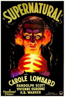 Supernatural (1933) afişi