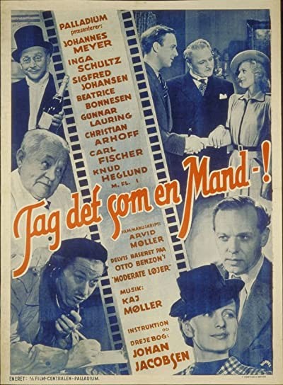 Tag Det Som En Mand (1941) afişi Tag Det Som En Mand (1941) afişi