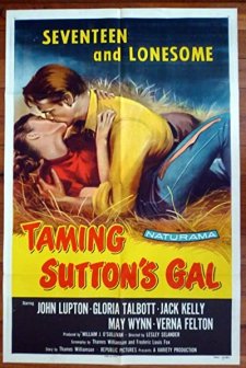 Taming Sutton's Gal (1957) afişi