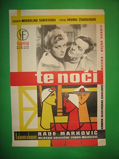 Te noci (1958) afişi Te noci (1958) afişi