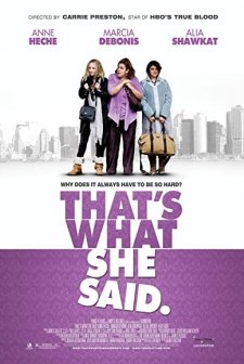 That's What She Said (2012) afişi