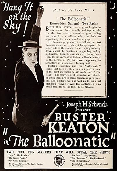The Balloonatic (1923) afişi The Balloonatic (1923) afişi