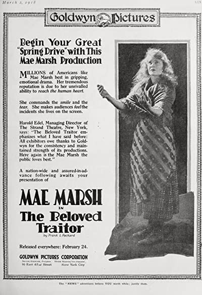 The Beloved Traitor (1918) afişi The Beloved Traitor (1918) afişi