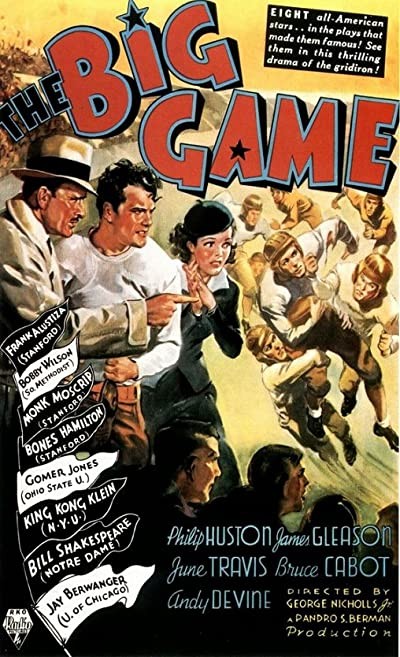 The Big Game (1936) afişi The Big Game (1936) afişi