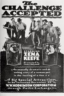 The Challenge Accepted (1918) afişi