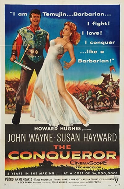 The Conqueror (1956) afişi The Conqueror (1956) afişi