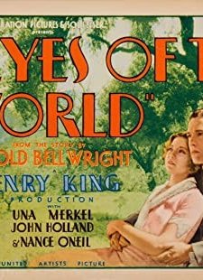 The Eyes Of The World (1930) afişi
