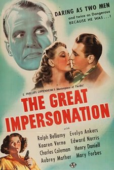 The Great Impersonation (1942) afişi