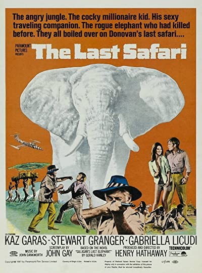 The Last Safari (1967) afişi The Last Safari (1967) afişi