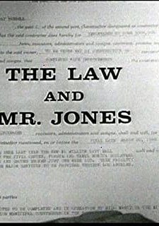 The Law And Mr. Jones (1960) afişi
