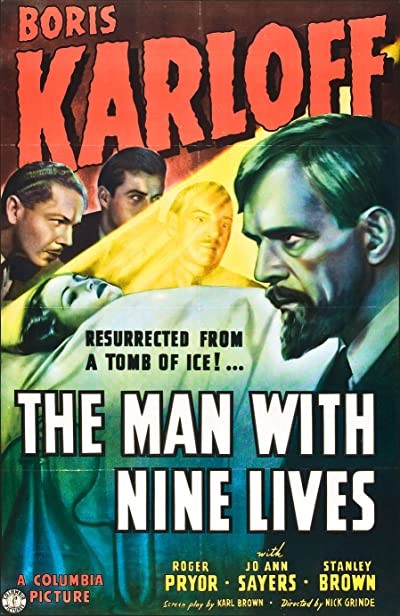 The Man With Nine Lives (1940) afişi The Man With Nine Lives (1940) afişi