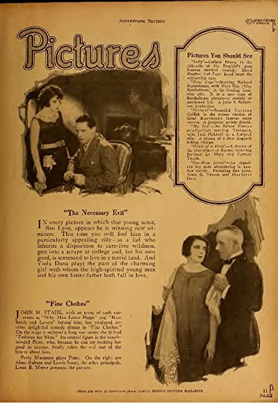 The Necessary Evil (1925) afişi The Necessary Evil (1925) afişi