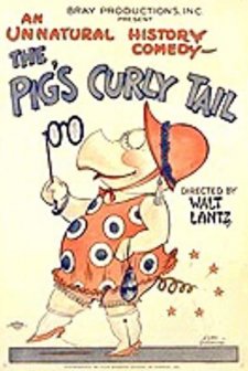 The Pig's Curly Tail (1926) afişi