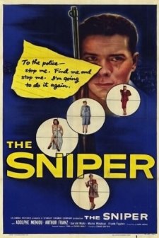 The Sniper (1952) afişi