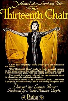 The Thirteenth Chair (1919) afişi