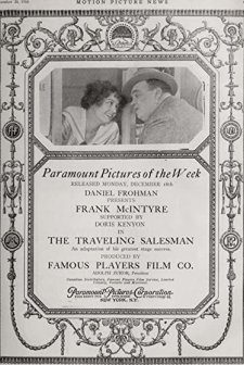 The Traveling Salesman (1916) afişi