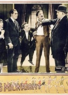 The Wrong Mr. Wright (1927) afişi